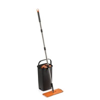 set galeata cu storcator si mop plat vichy culoare negrulaveta inclusacapacitate 5 litri imagen 38_0_
0