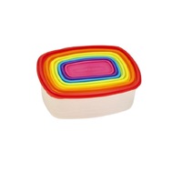 set de 7 bucati cutii de depozitare din plastic 16 l multicolor imagen 52_0_
0