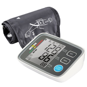 Tensiometru de brat electric amXea BM80EH Gri-Alb, 180 memorii, sistolic/diastolic Tensiometru de brat electric amXea BM80EH Gri-Alb, 180 memorii, sistolic/diastolic