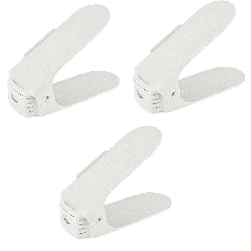 Set 3 bucati suport de plastic pentru depozitare pantofi