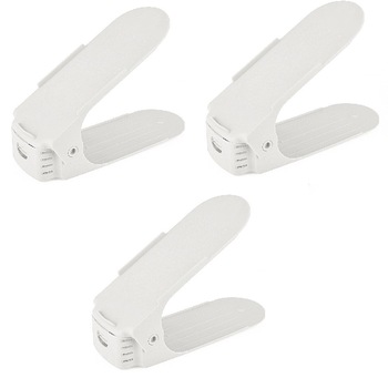Set 3 bucati suport de plastic pentru depozitare pantofi Set 3 bucati suport de plastic pentru depozitare pantofi