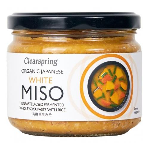 Pasta de Miso Alb Nepasteurizat Bio 270 grame Clearspring