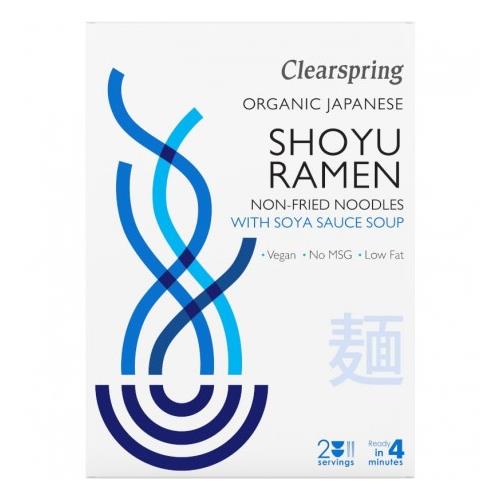 Paste din Grau cu Supa cu Sos de Soia Bio 210 grame Clearspring