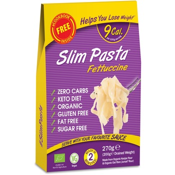 Fettucini din faina de konjac BIO, Slim Pasta, 270g Fettucini din faina de konjac BIO, Slim Pasta, 270g