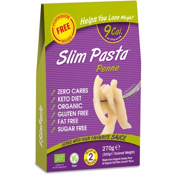 Penne din faina de konjac BIO, Slim Pasta, 270g Penne din faina de konjac BIO, Slim Pasta, 270g