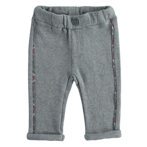 Pantaloni baieti, Ido, moi,gri/rosu/alb, Gri/Rosu/Alb