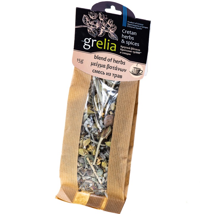 Mix de condimente pentru ceai, Grelia, savoare si parfum deosebit, uscate 100% natural, 15 g