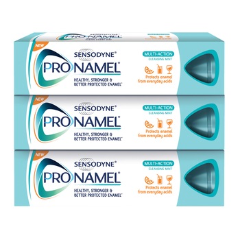 Pachet Promo: 3 x Pasta de dinti Sensodyne Pronamel Multi Action, 75 ml Pachet Promo: 3 x Pasta de dinti Sensodyne Pronamel Multi Action, 75 ml