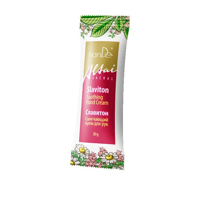 Crema relaxanta pentru maini Slaviton, TianDe, 30g