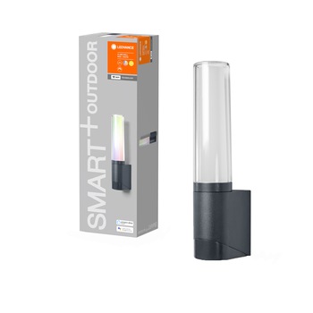 Aplica LED RGBW inteligenta pentru exterior Ledvance SMART+ WIFI Flare Wall, 7.5W, 320 lm, dimabil, IP44, lumina alba si colorata, compatibil amazon alexa/Google Assistant Aplica LED RGBW inteligenta pentru exterior Ledvance SMART+ WIFI Flare Wall, 7.5W, 320 lm, dimabil, IP44, lumina alba si colorata, compatibil amazon alexa/Google Assistant