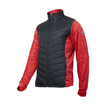 Jacheta matlasata cu imprimeu Lahti Pro, marimea 3XL, poliester, 2 buzunare, deschizatura deget, Rosu/Negru Jacheta matlasata cu imprimeu Lahti Pro, marimea 3XL, poliester, 2 buzunare, deschizatura deget, Rosu/Negru