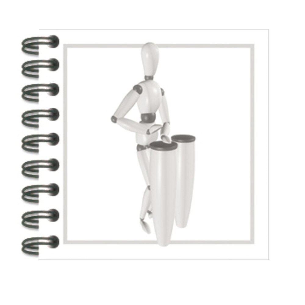 Carnetel coperta 3D imagini diverse activitati