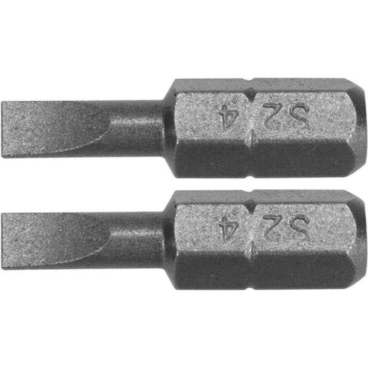 Bit de impact 25mm 4mm 2 set GRAYT-77891