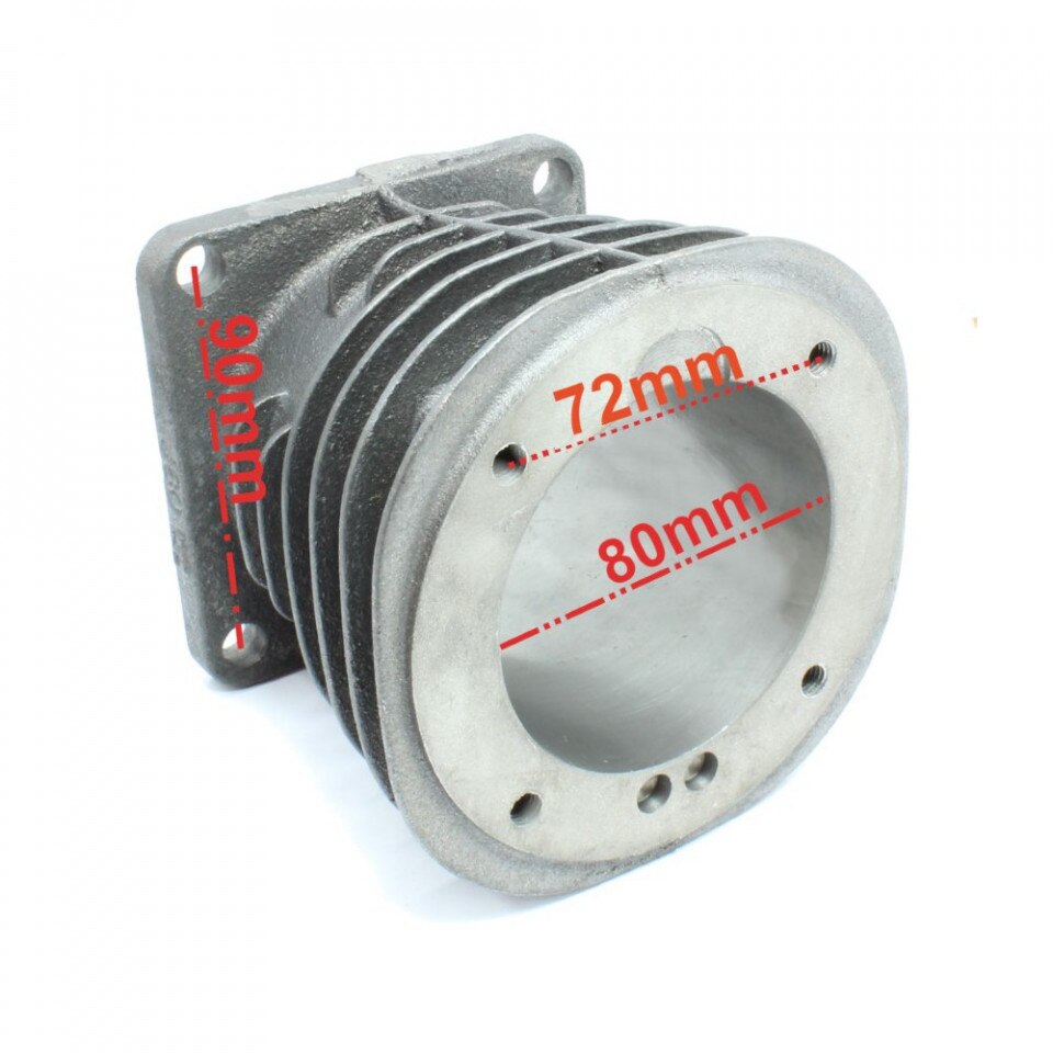 Cilindrul pentru compresor, cu diametrul de 80 mm 2080 B-CIL.80.2080
