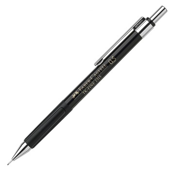 Creion Mecanic Tk-Fine 2315, 0.5mm, Faber-Castell, Negru Creion Mecanic Tk-Fine 2315, 0.5mm, Faber-Castell, Negru