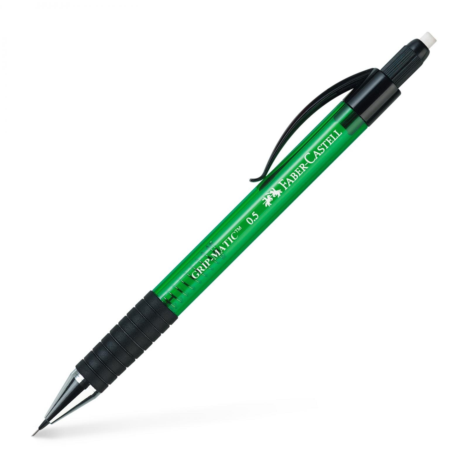 Creion mecanic Faber-Castell Grip-Matic 1375, 0.5 mm, Verde