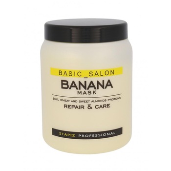 Masca Banana pentru parul deteriorat Stapiz Basic Salon 1000ml Masca Banana pentru parul deteriorat Stapiz Basic Salon 1000ml