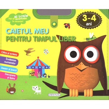 Caietul meu pentru timpul liber 3-4 ani Caietul meu pentru timpul liber 3-4 ani
