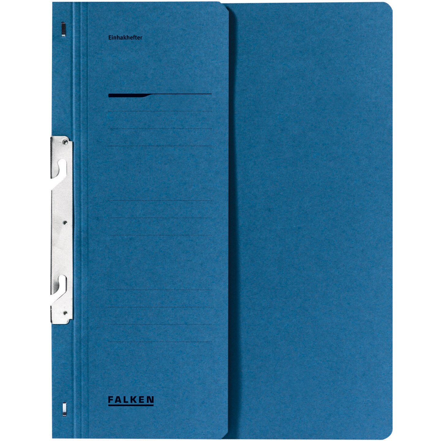 Dosar Falken, albastru, incopciat 1/2, A4, 250g/mp, carton