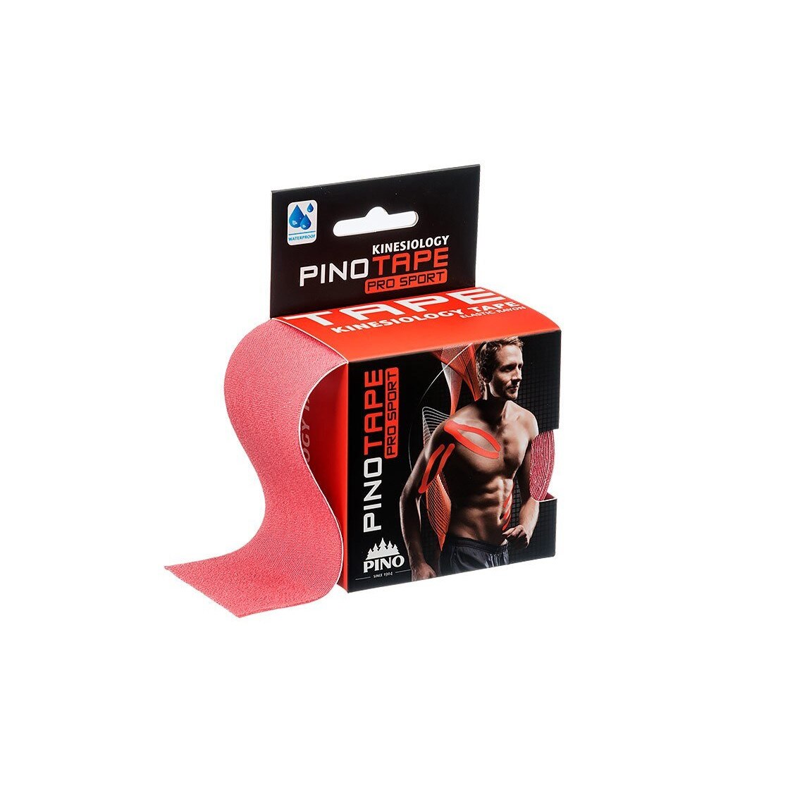 Banda kinesiologica PINOTAPE® PRO SPORT 5cm x 5m Coral