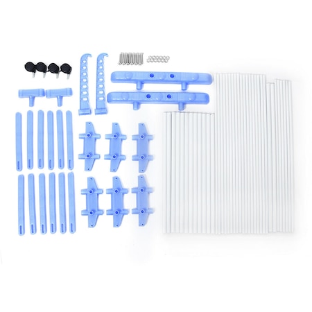 Uscator Vertical pentru Rufe Haine Mobil si Pliabil cu Suport Umerase, Timetrade, Inaltime 175 cm