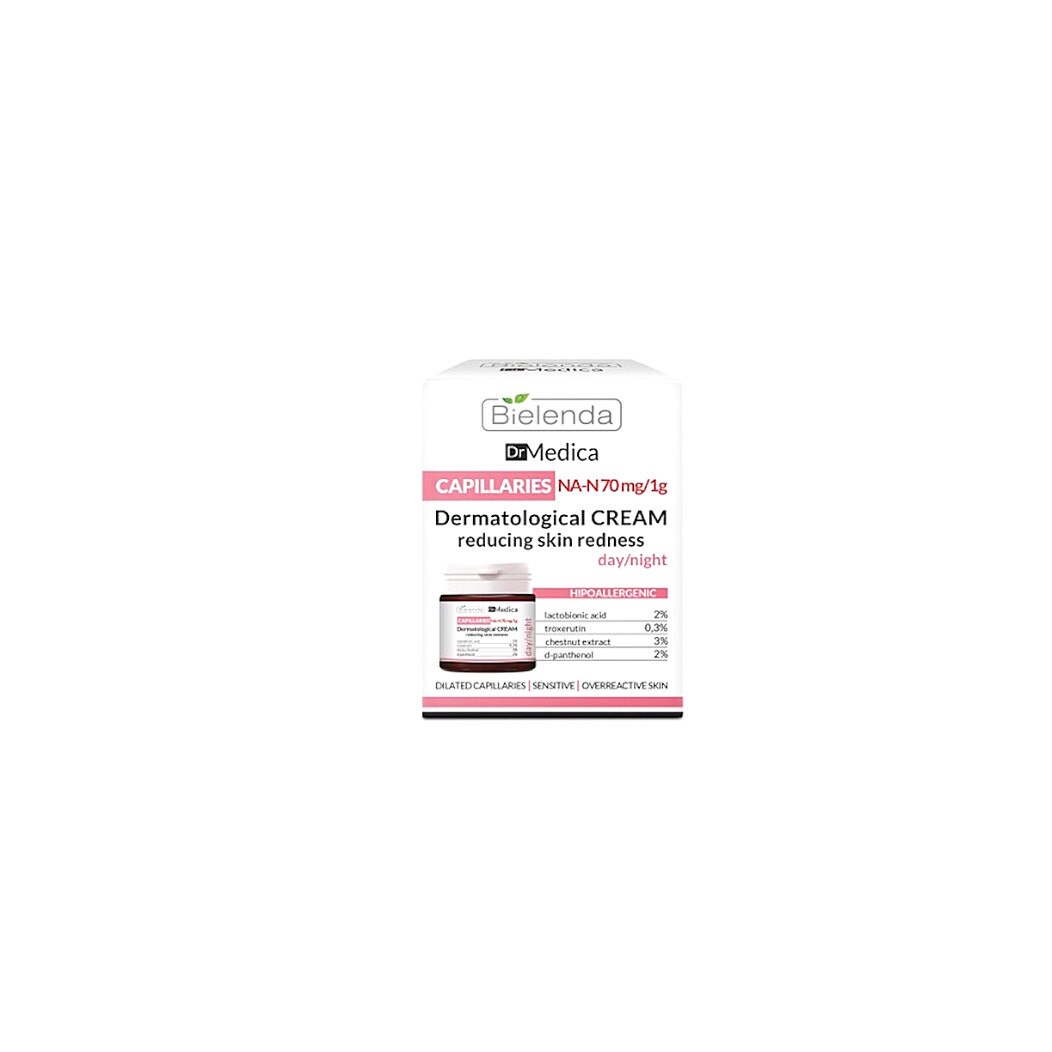 Crema impotriva rosetii Bielenda Dr Medica Capillaries, 50 ml
