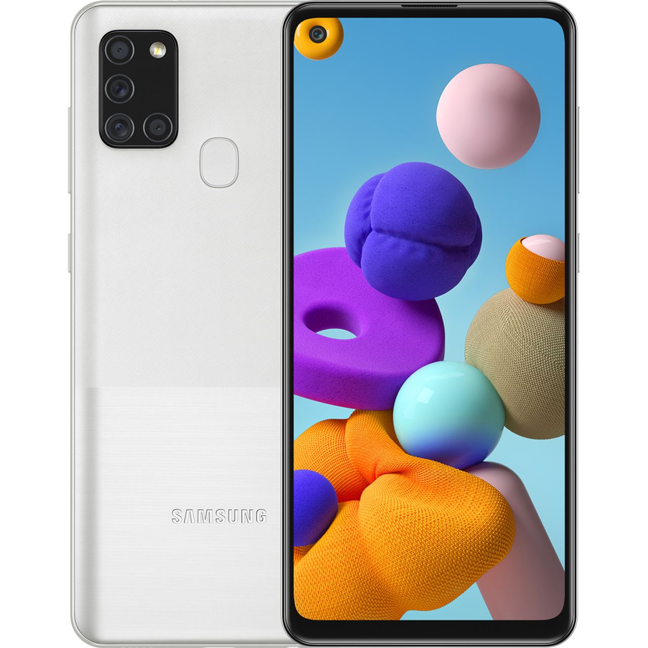 Смартфон Samsung Galaxy A21S, Dual Sim, 3GB RAM, 32GB, Silver - eMAG.bg
