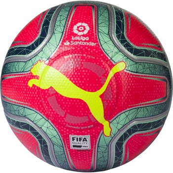 Minge fotbal Puma LaLiga 1 - oficiala de joc, roz, 5 Minge fotbal Puma LaLiga 1 - oficiala de joc, roz, 5