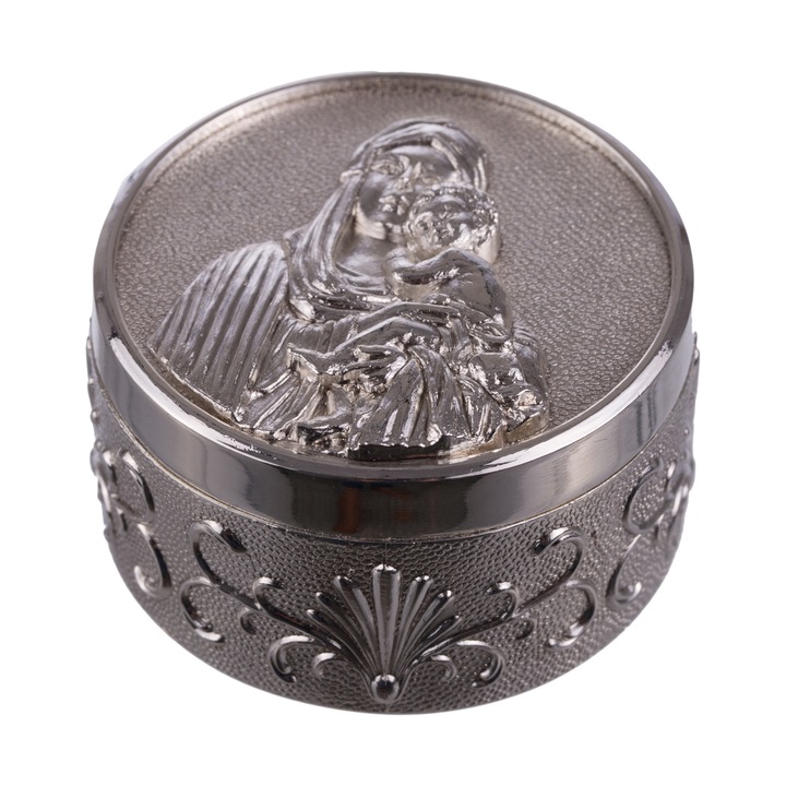 Caseta bijuterii rotunda 6,2*6,2*3,7cm