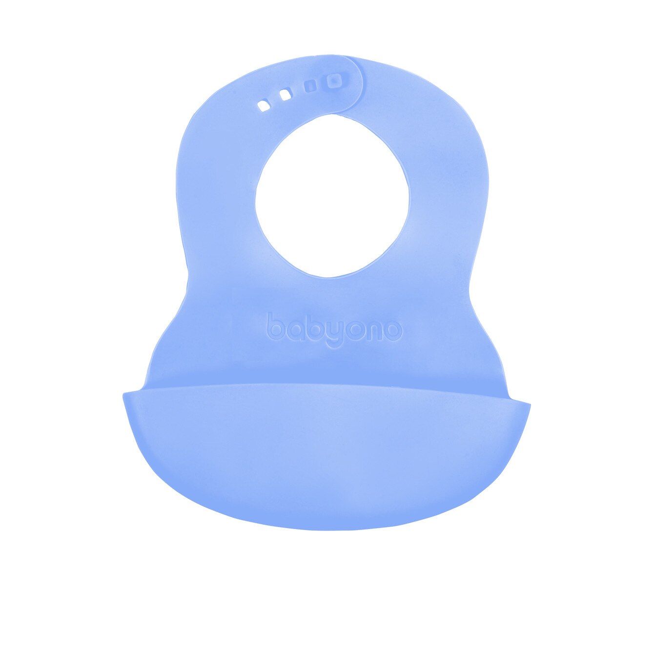 Bavetica din Silicon Moale, cu Buzunar, Ajustabila, Impermeabila, se Ruleaza, Compatibila Masina de Spalat Vase, Albastru