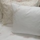 Бродиран комплект спално бельо 200 x 200 x 38 cm, Casa Bucuriei, бароков десен, 6 части, кремаво/бяло, 100% памук, размер на плика за завивка 210 x 230 cm, чаршаф 280 x 280 cm