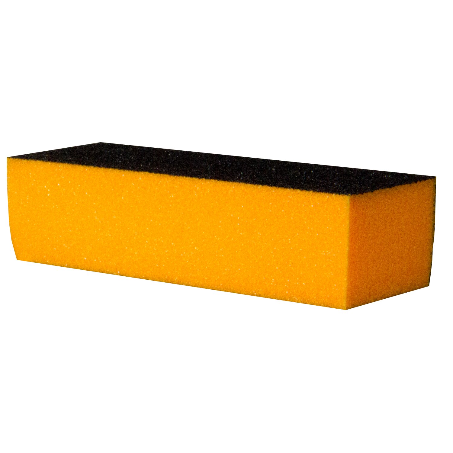 Pila Buffer profesionala pentru pilit/lustruit unghii, bloc oranj/negru, 9.5 cm, abraziv 100/180, 1 bucata