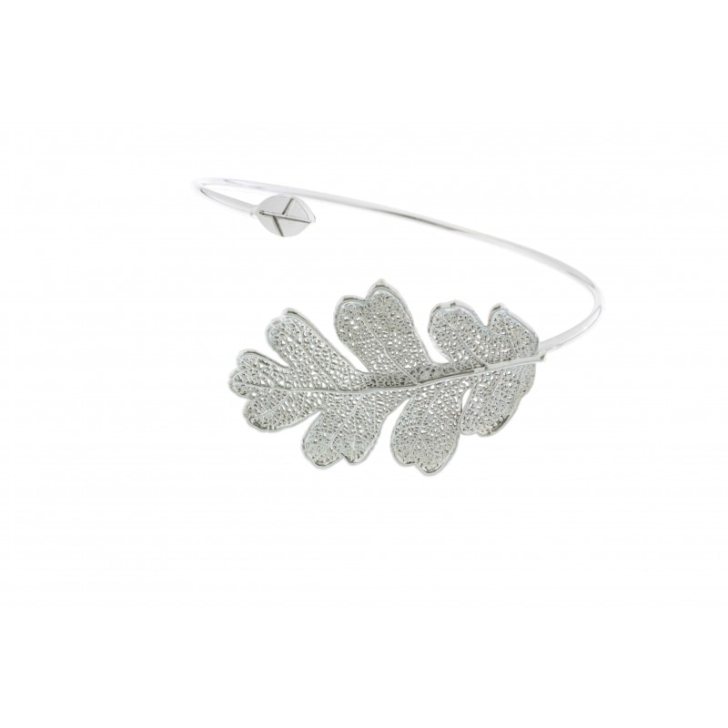 Bratara Ariki din frunza naturala de stejar LF83BCG