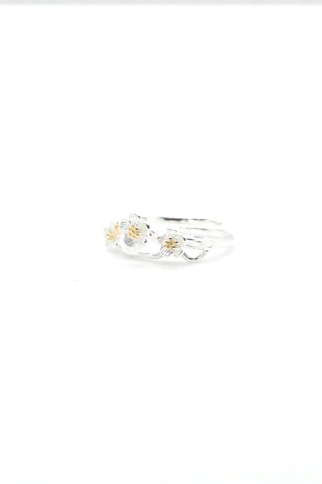 Inel, Vara la mana ta, argintat, reglabil,16 mm