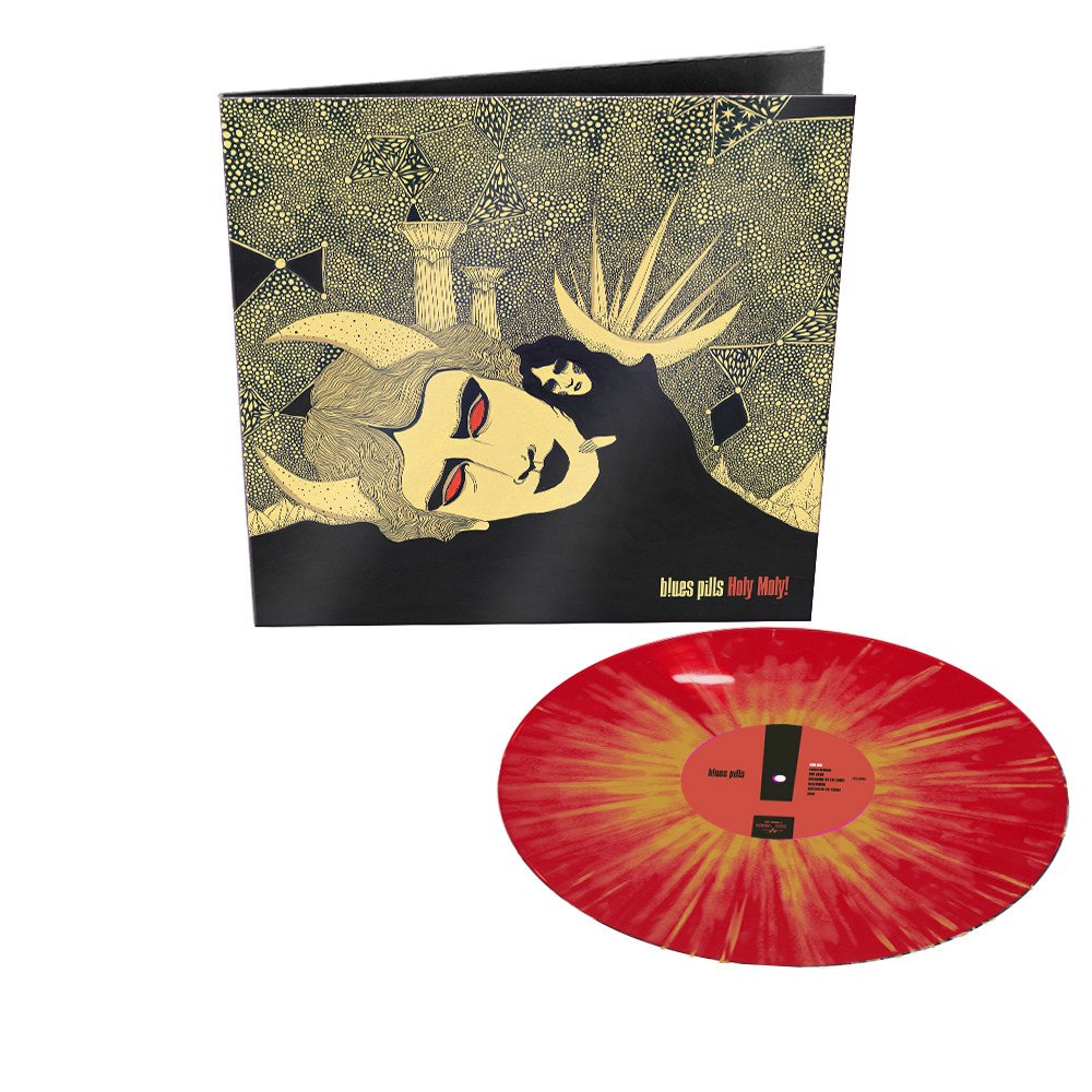 Blue Pills - Holy Moly! = Red/Gold Splatter Vinyl = (LP)