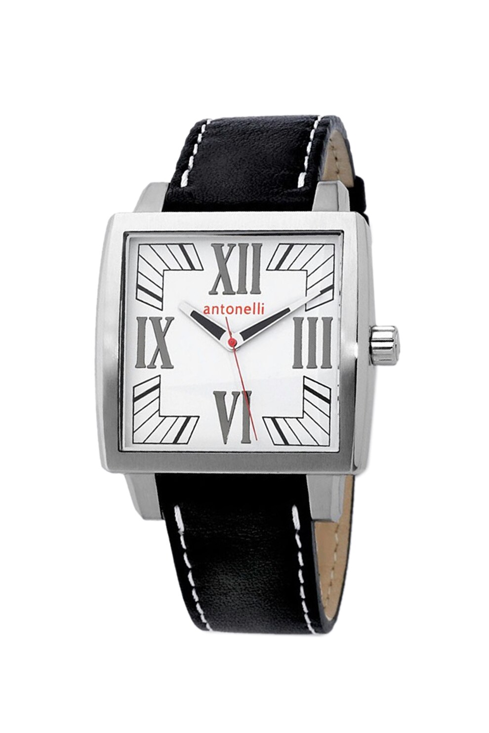 Antonelli, Ceas quartz cu o curea din piele, Negru