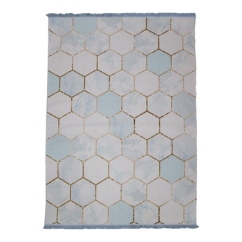 Covor lana ecologica, cu print digital, marca Brillant, FIRUZE-579 Covor lana ecologica, cu print digital, marca Brillant, FIRUZE-579