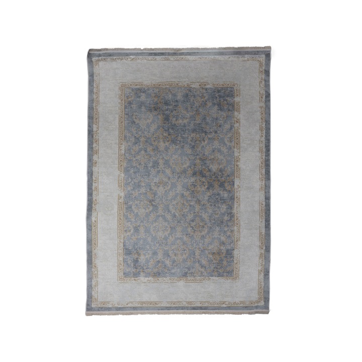 Covor din lana ecologica, realizat cu print digital, marca Brillant, MEGA-438