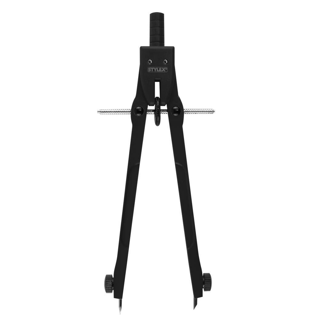 Compas metalic Stylex 180 mm negru