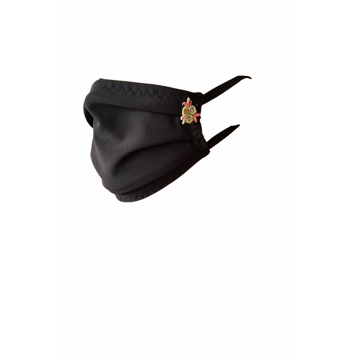 Masca faciala fashion 15 reutilizabila, material tull elastic exterior, bumbac elastic interior