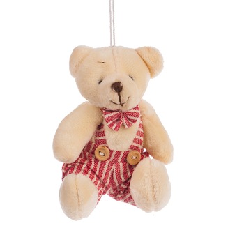 Ursulet decorativ, decor brad, CK77, Alb Ursulet decorativ, decor brad, CK77, Alb