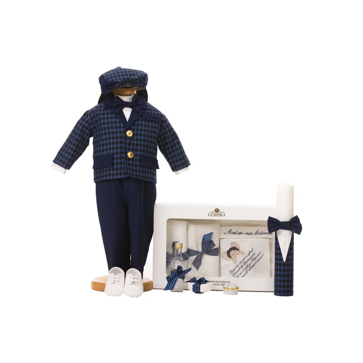 Set Botez Lempika Bebe Teodor, 7 piese, 6-9luni