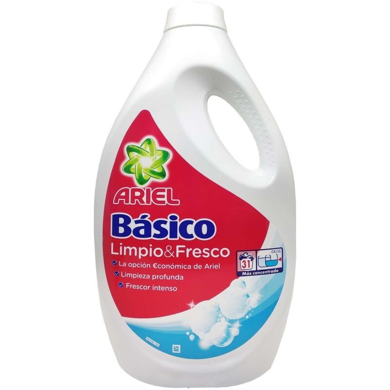 Detergent gel, Ariel, Basico, 31 spalari,1.7 l