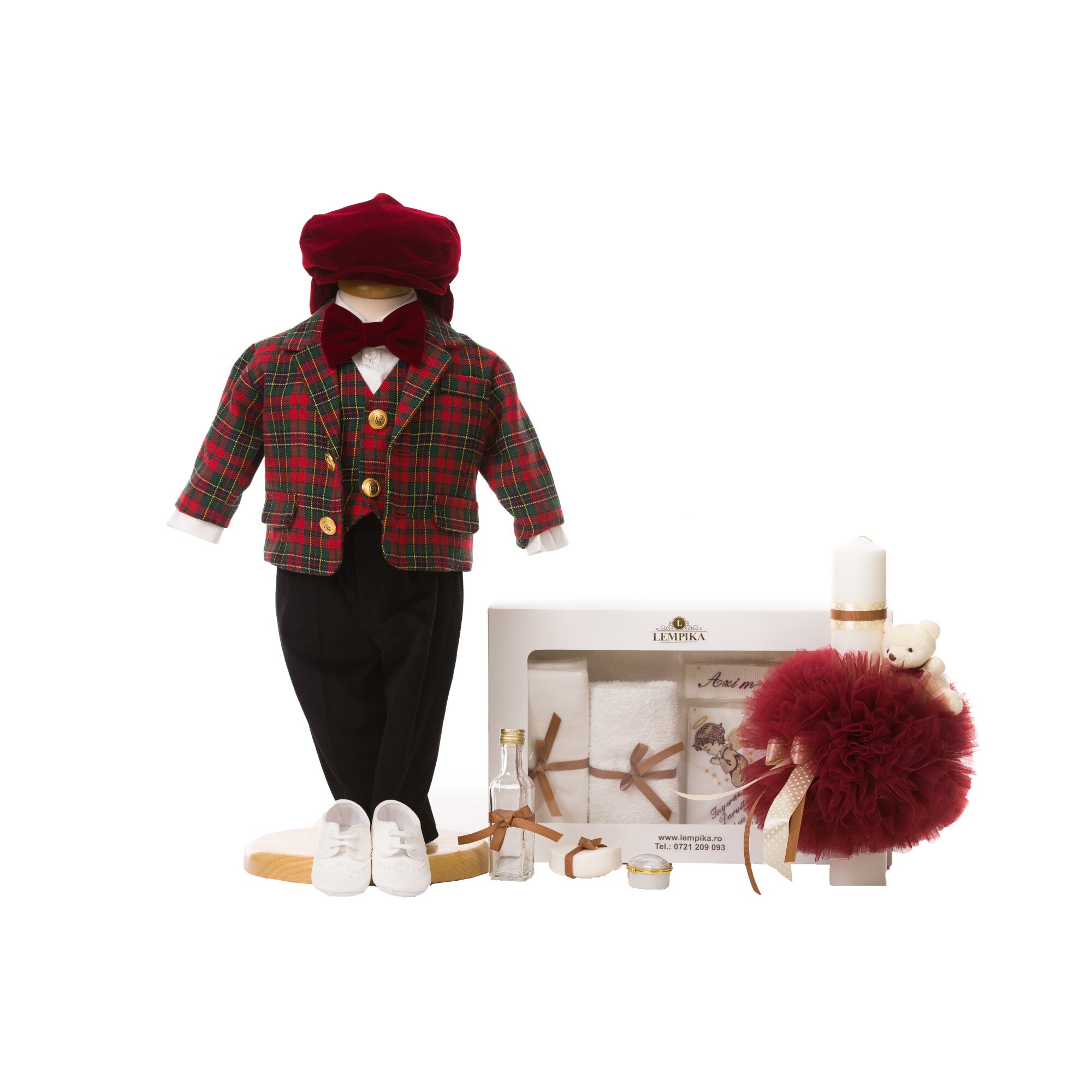 Set Botez Lempika Bebe Alexandru, 8 piese, 3-6luni