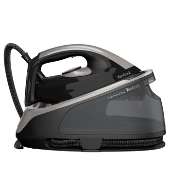 Statie de calcat Tefal Express Protect SV6140E0, 2200W, presiune 6 bari, rezervor 1.7L, functie Auto OFF, talpa Ceramic Xpress Glide, Negru&gri Statie de calcat Tefal Express Protect SV6140E0, 2200W, presiune 6 bari, rezervor 1.7L, functie Auto OFF, talpa Ceramic Xpress Glide, Negru&gri