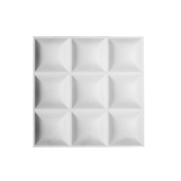 placa decorativa 3d pentru perete plastic alb 500 x 500 mm model windows imagen 9_0_
0