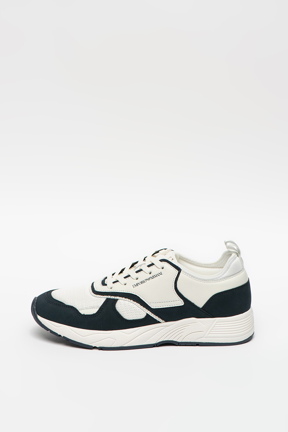 Emporio Armani, Pantofi sport cu detalii din piele