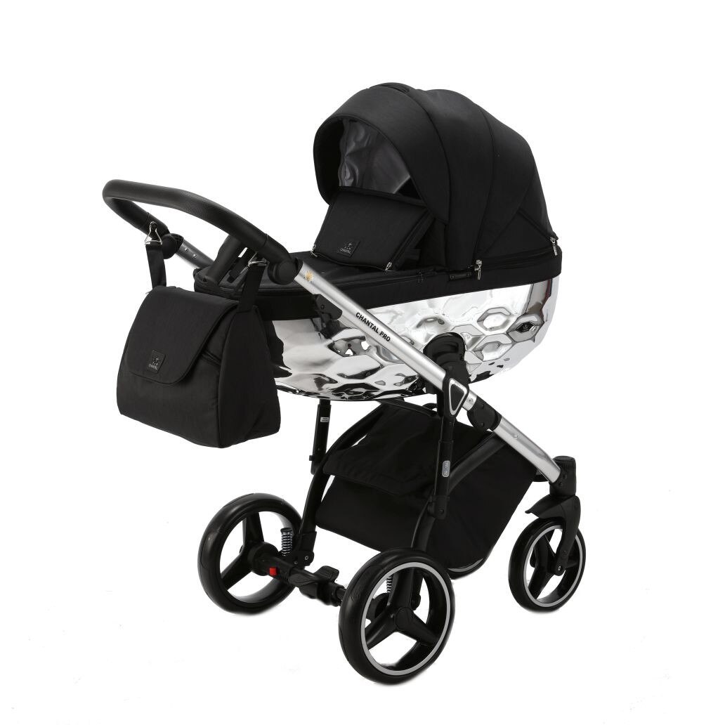 Carucior copii 3 in 1 Chantal PRO Adamex Special Edition Silver Star 11