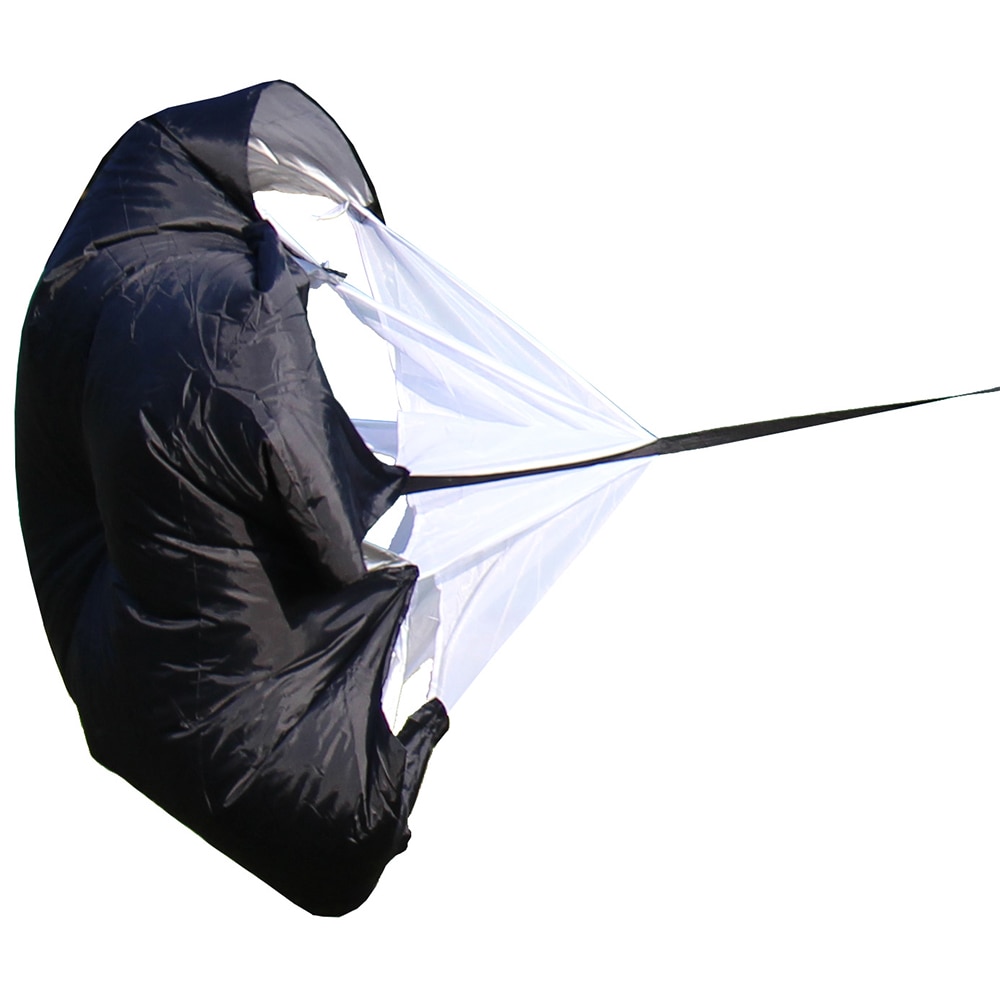 Parasuta antrenament Merco Resistance, diametrul 140 cm, negru
