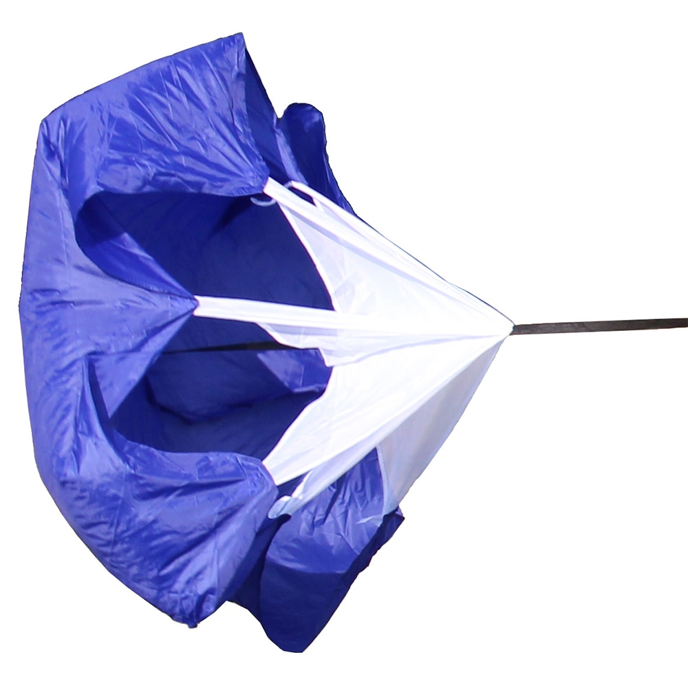 Parasuta antrenament Merco Resistance, diametrul 140 cm, albastru